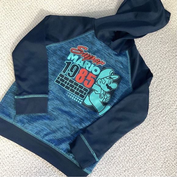 Jumping Beans Super Mario Brothers Hooded Sweatshirt Youth 8 - Picture 1 of 4